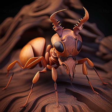 3D модель Pheidole infernalis (STL)